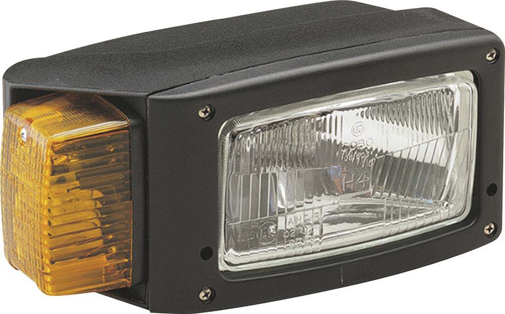 Phare avant de tracteur 3 fonctions avec clignotant fixation inférieure COBO - 79434