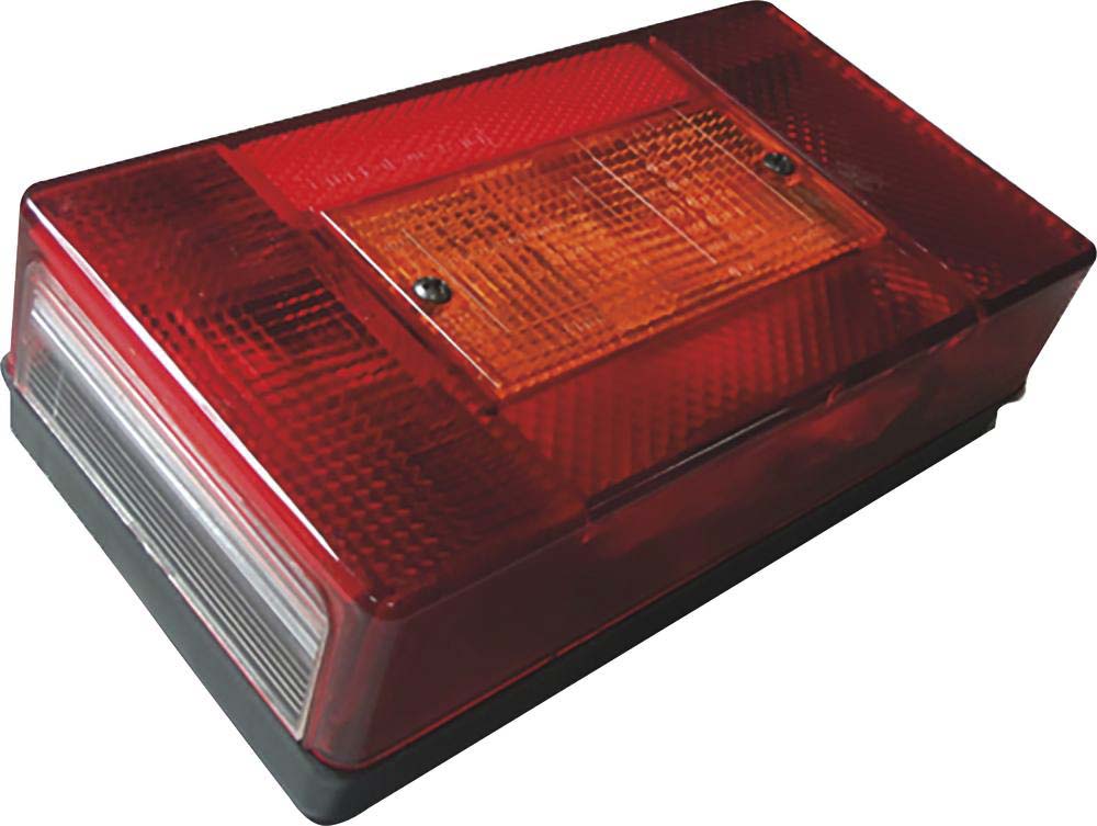 Feu arrière rectangle 12v 5 fonctions 188x100mm AJ.BA - 79532