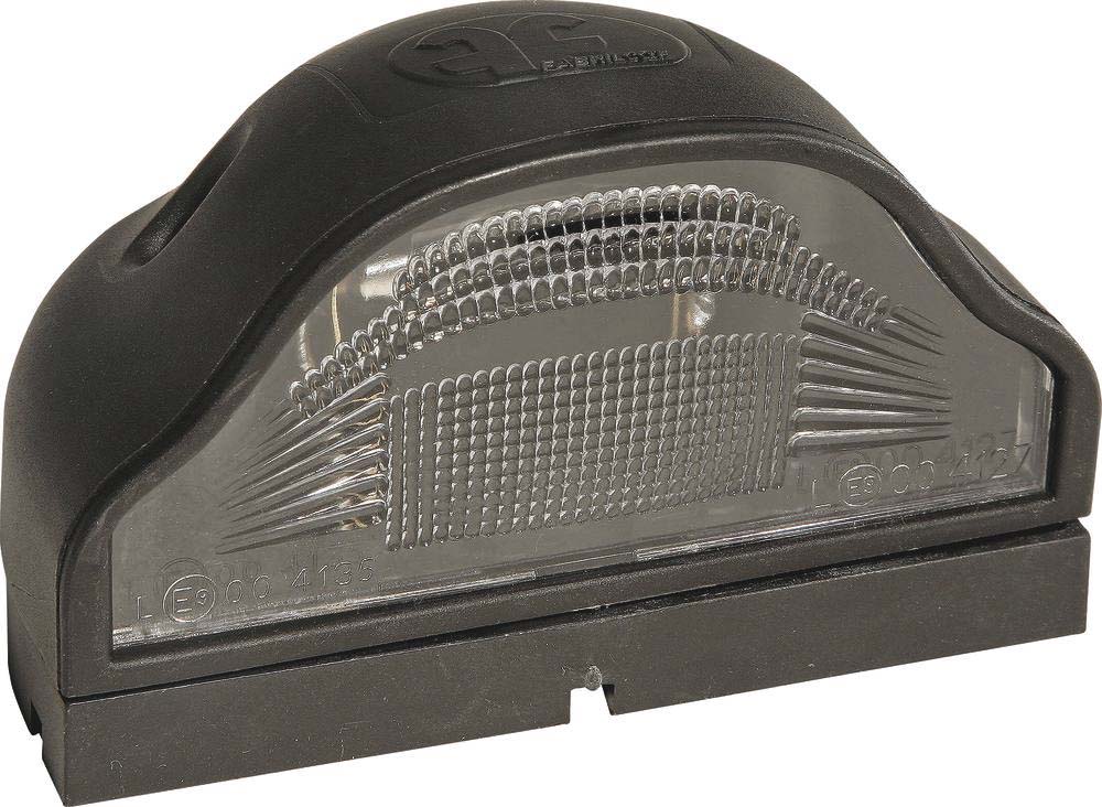 Feu éclaireur de plaque 12v entraxe 70mm ASPOCK - 79610