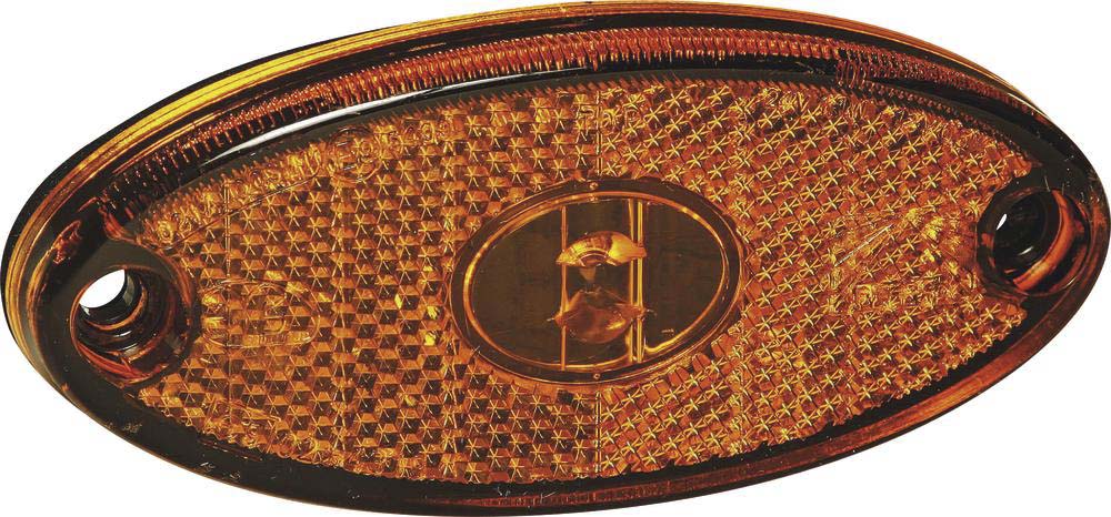 Feu de position led 12v orange sur languette ASPOCK - 79874