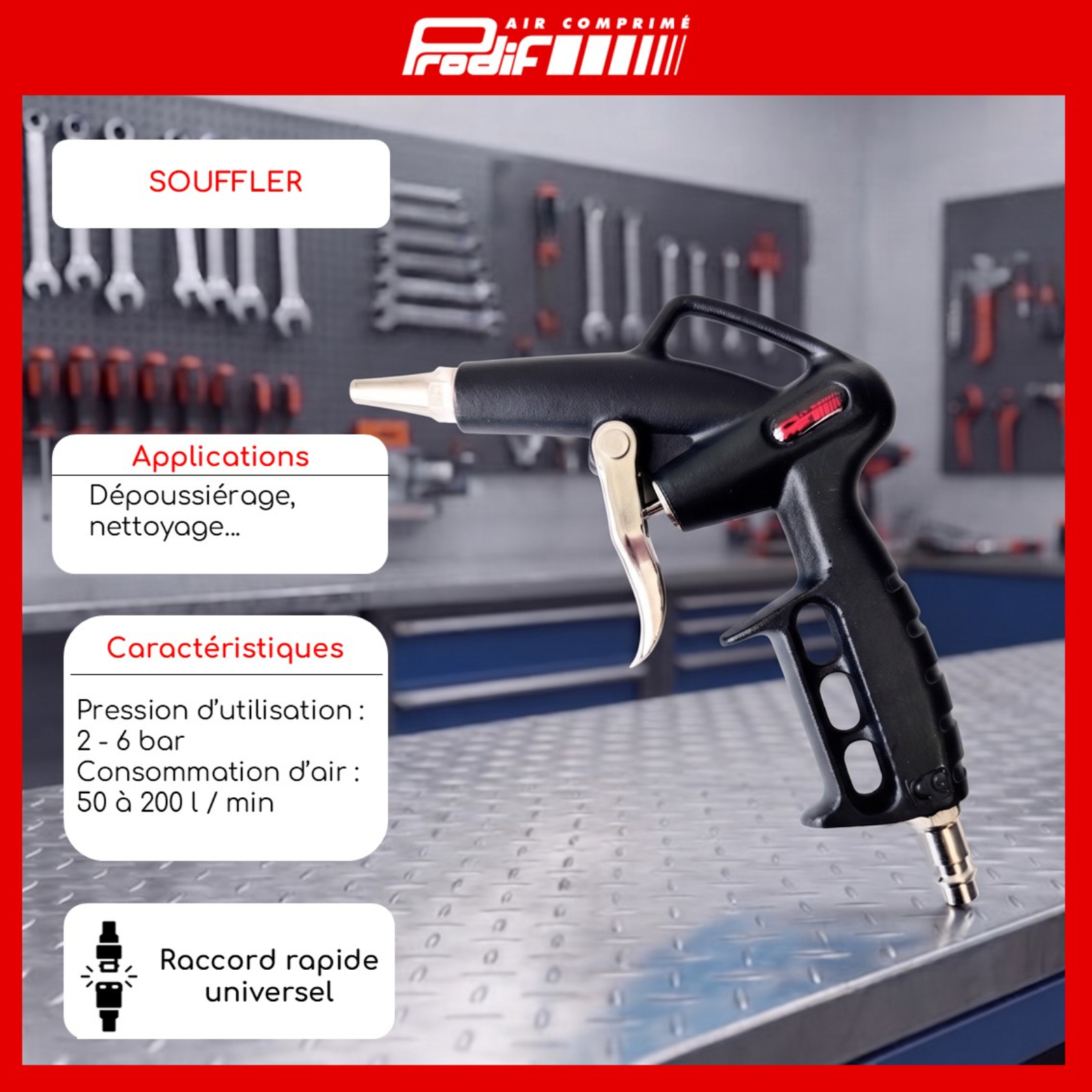 Kit 8 accessoires rapide PRODIF - 5019NH