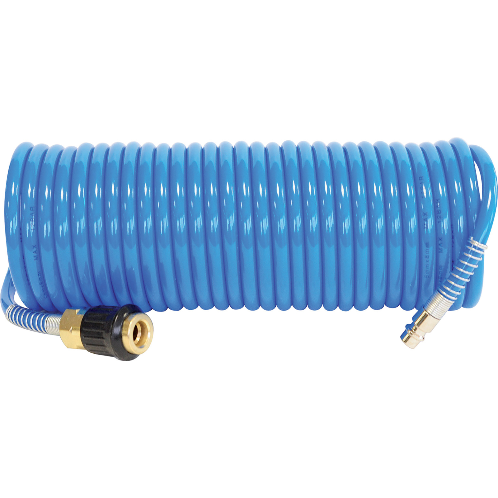 Tuyau air comprimé PRODIF 6x8 mm 10 bars longueur 7,5m raccord rapide - 6075