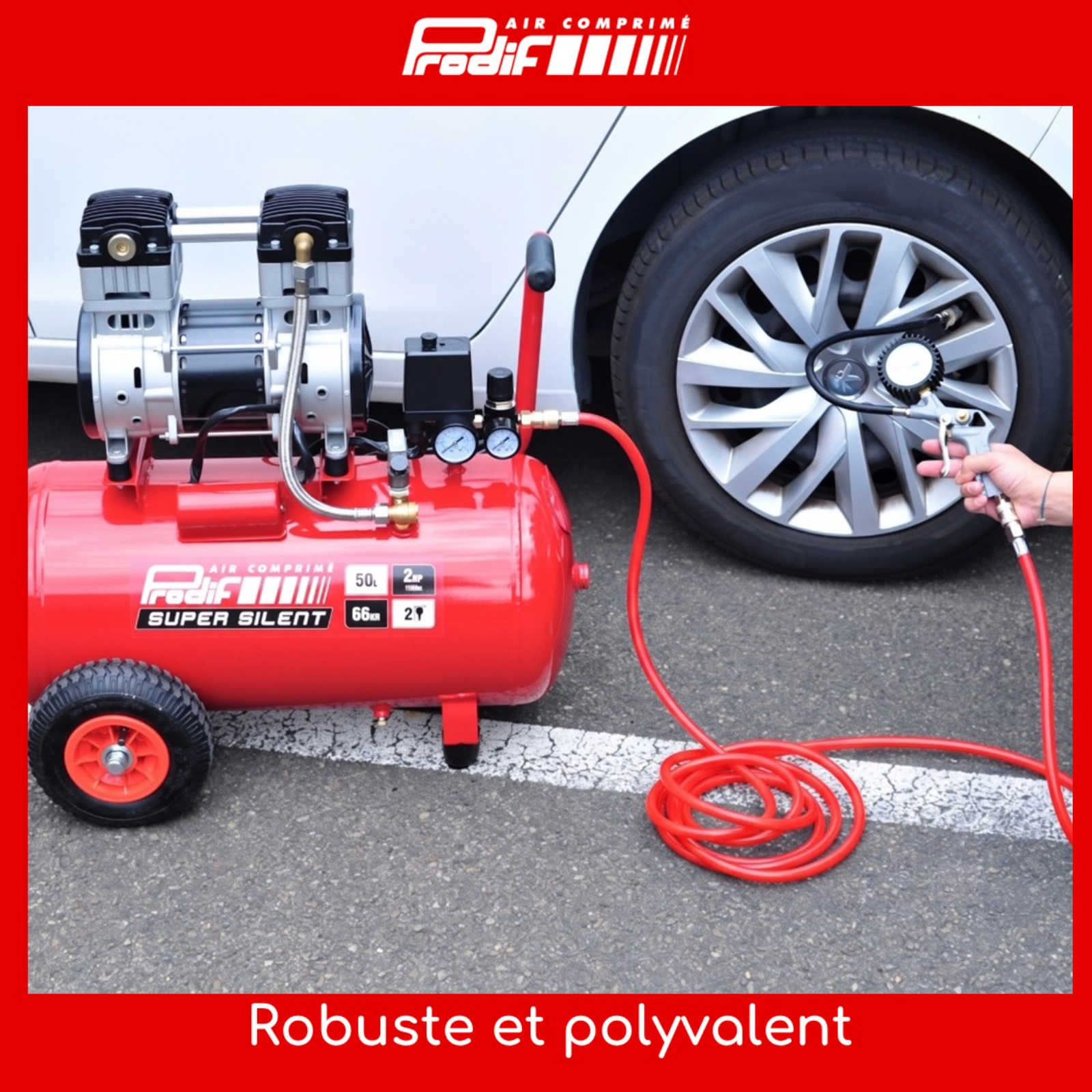 Tuyau air PVC PRODIF 10 m - 8 x 13 mm - 8910V