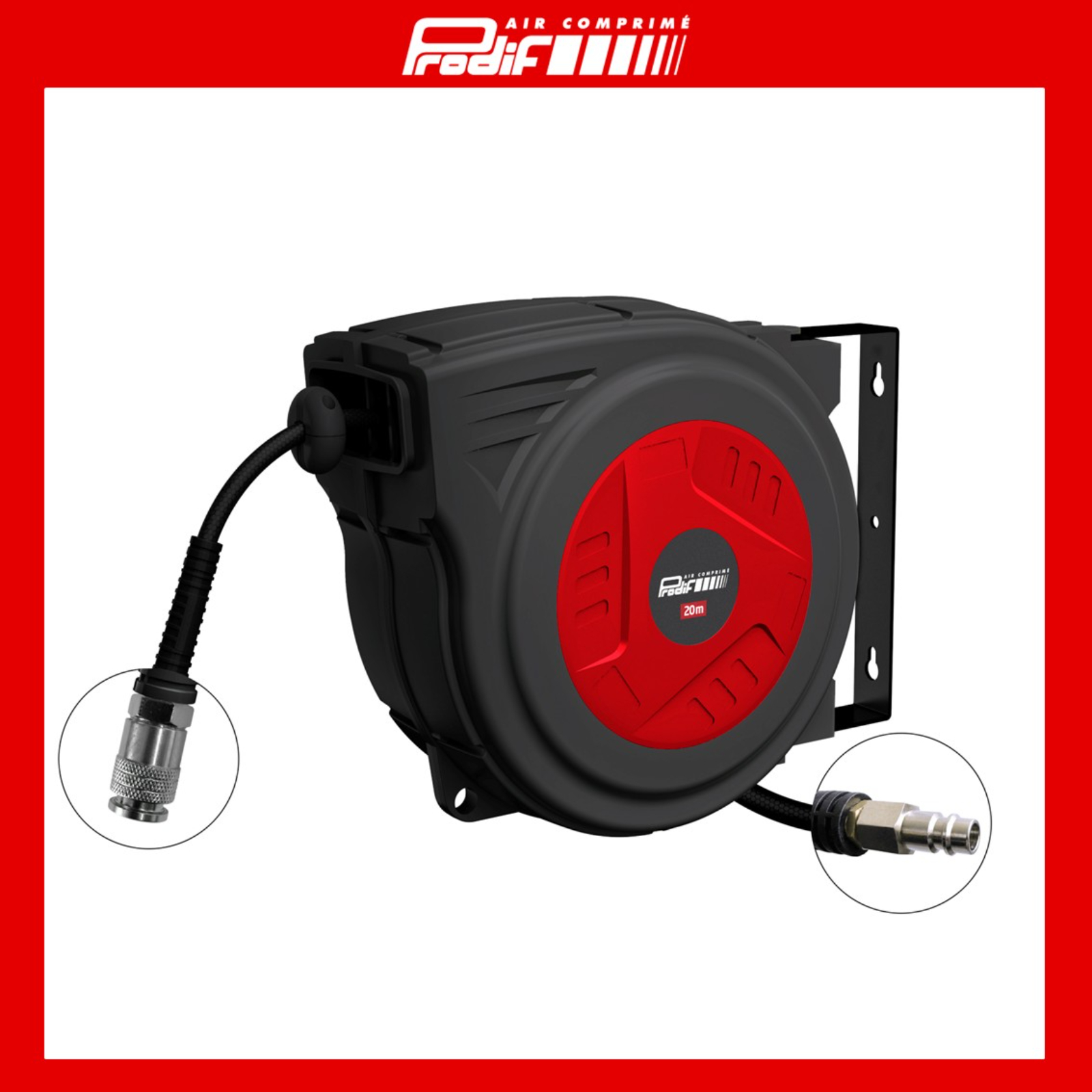 ENROULEUR AUTOMATIQUE AIR COMPRIME 20+2M PRODIF - EN 20