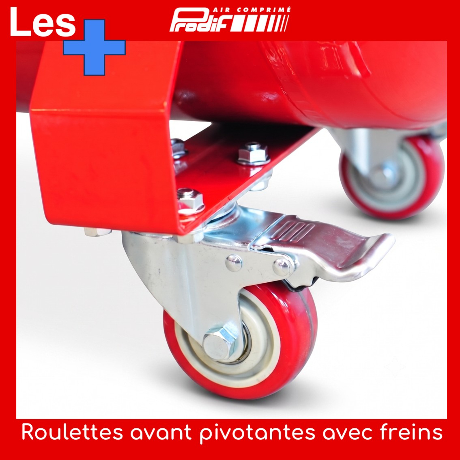Compresseur ultra silencieux PRODIF 100 litres 4 CV 8 bar 1400 tours/min SIL1004