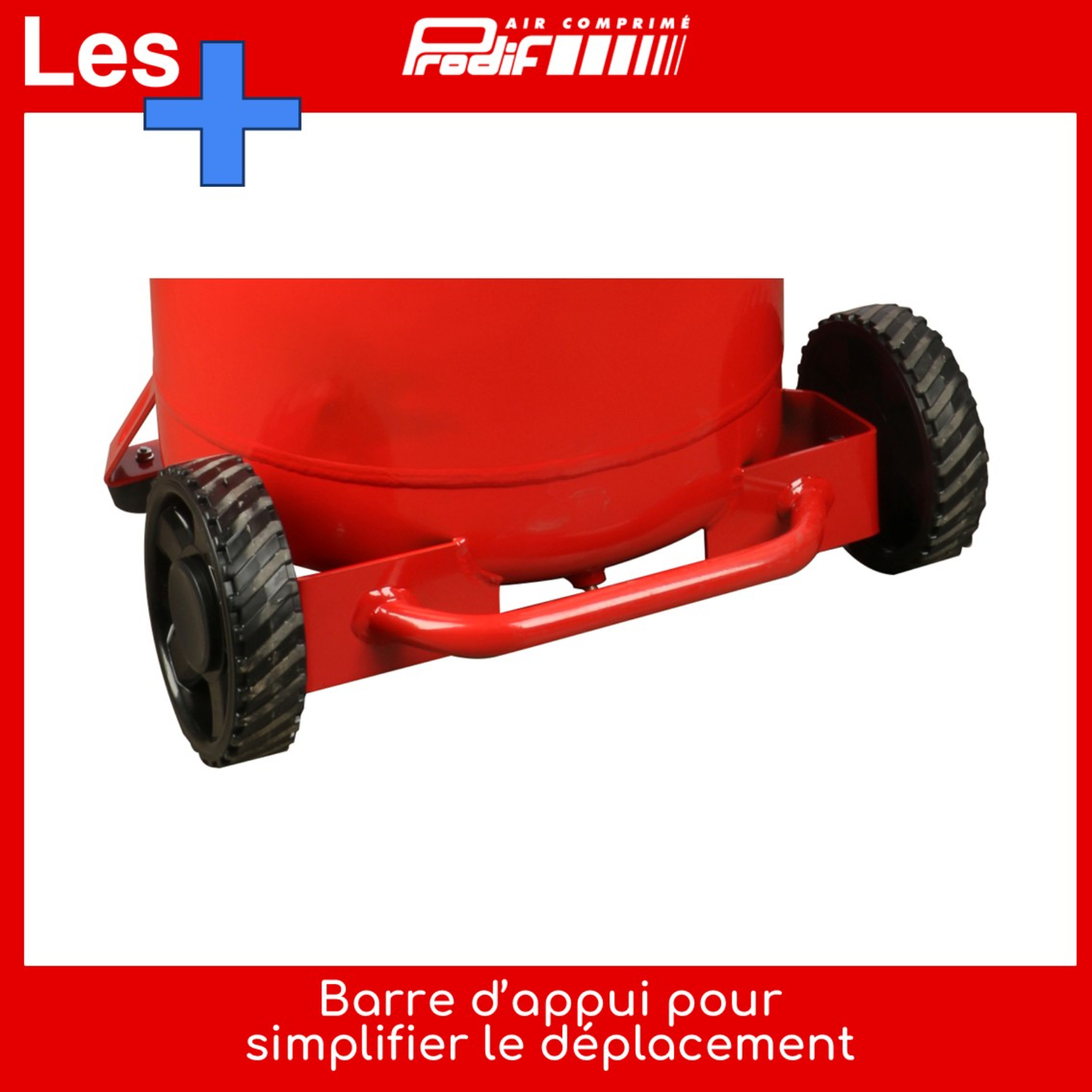 Compresseur vertical silencieux pour camion PRODIF 100 litres 3 CV 8 bar SIL103V