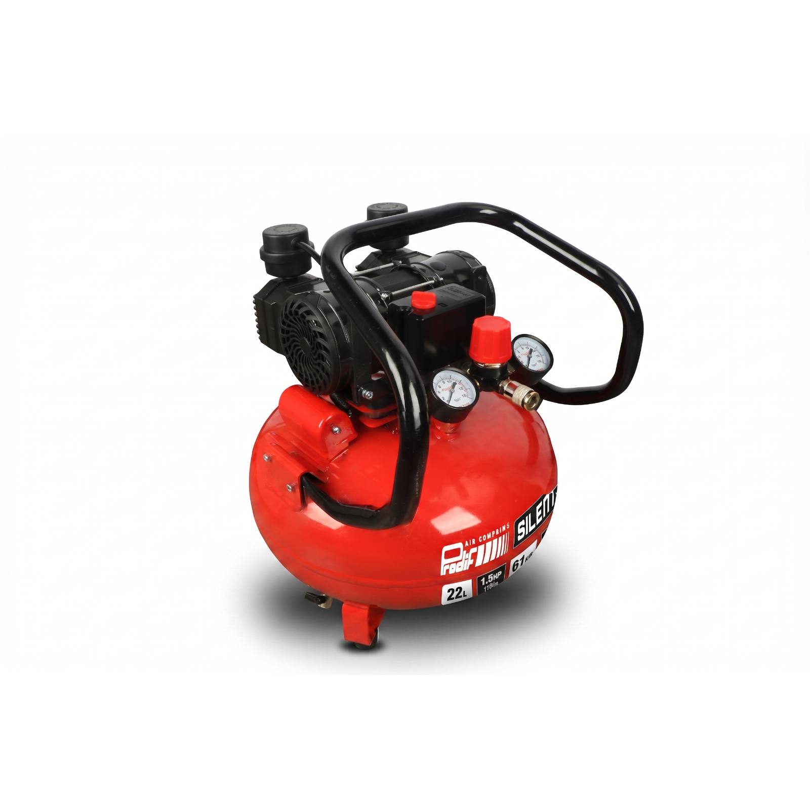 Compresseur silencieux compact PRODIF 22 litres 1,5 CV 8 bar SIL724V