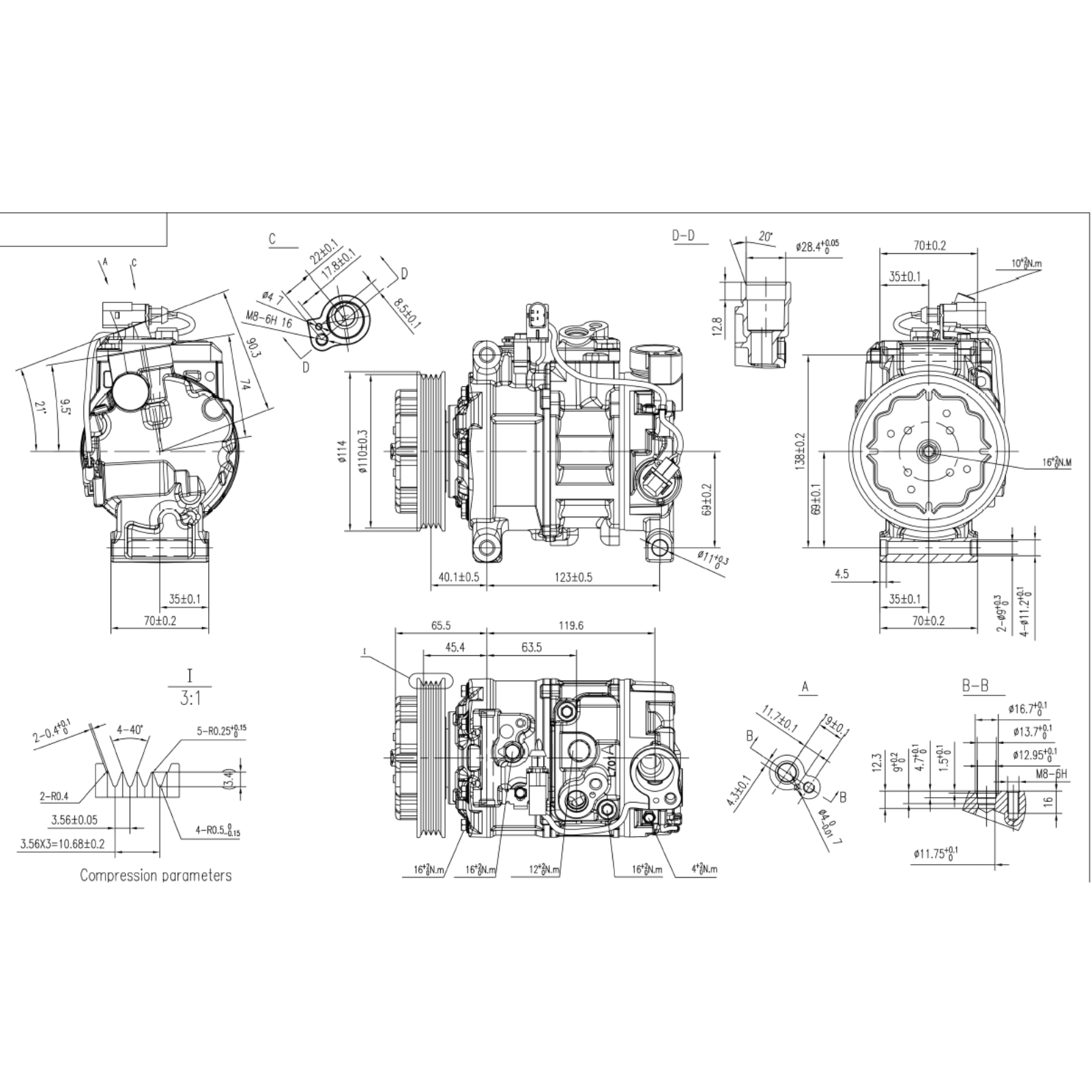 Compresseur de clim Audi - +Line Original - 090.205.023.050
