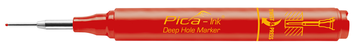 Marqueurs trous profonds Pica Ink rouge PICA - 15040