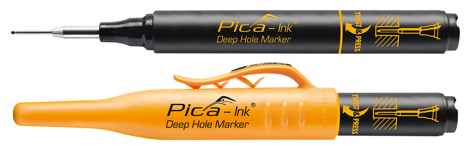 Marqueurs trous profonds pica ink noir PICA - 15046