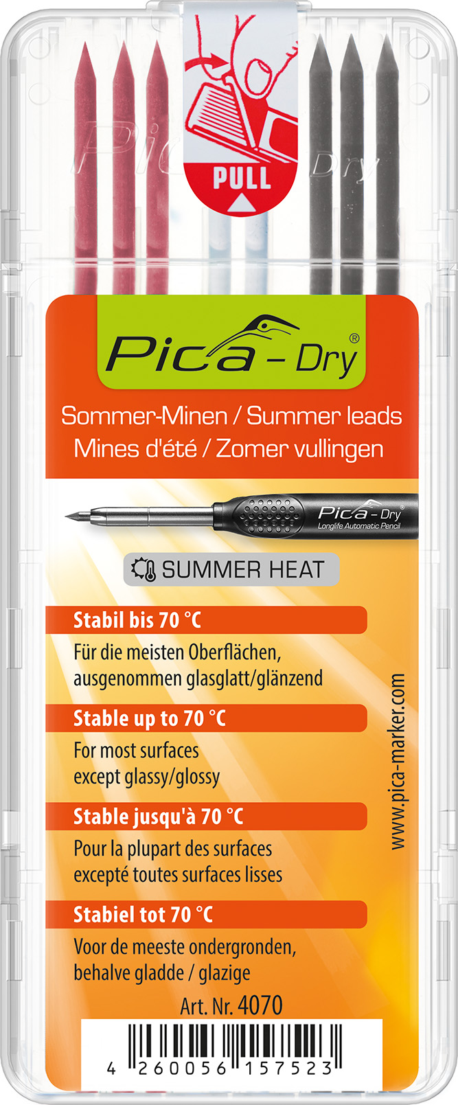 Etui de 8 mines pica dry d'été assorties PICA - 4070