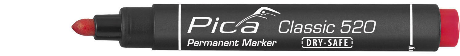 Marqueur pica classic 520 permanent ogive rouge PICA - 52040