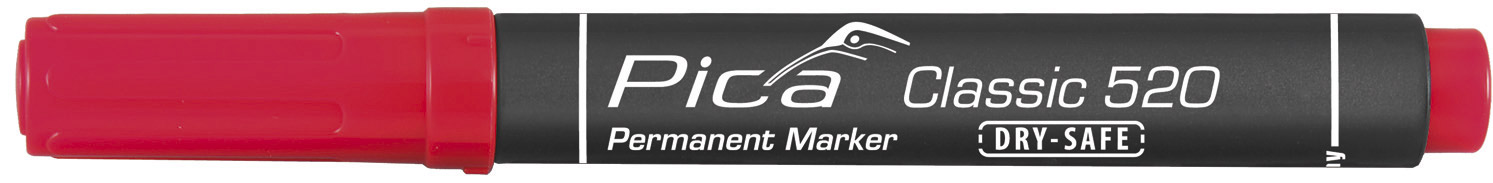 Marqueur pica classic 520 permanent ogive rouge PICA - 52040