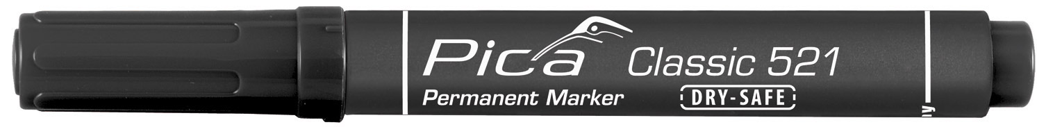 Marqueur pica classic 521 permanent biseauté noir PICA - 52146