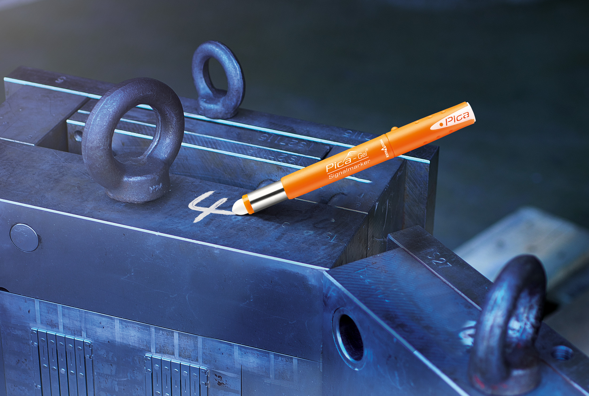 Marqueur blanc gel pica haute température 1000°C - vendu à l'unité  - 8080