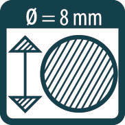 Marqueur blanc gel pica haute température 1000°C - vendu à l'unité  - 8080