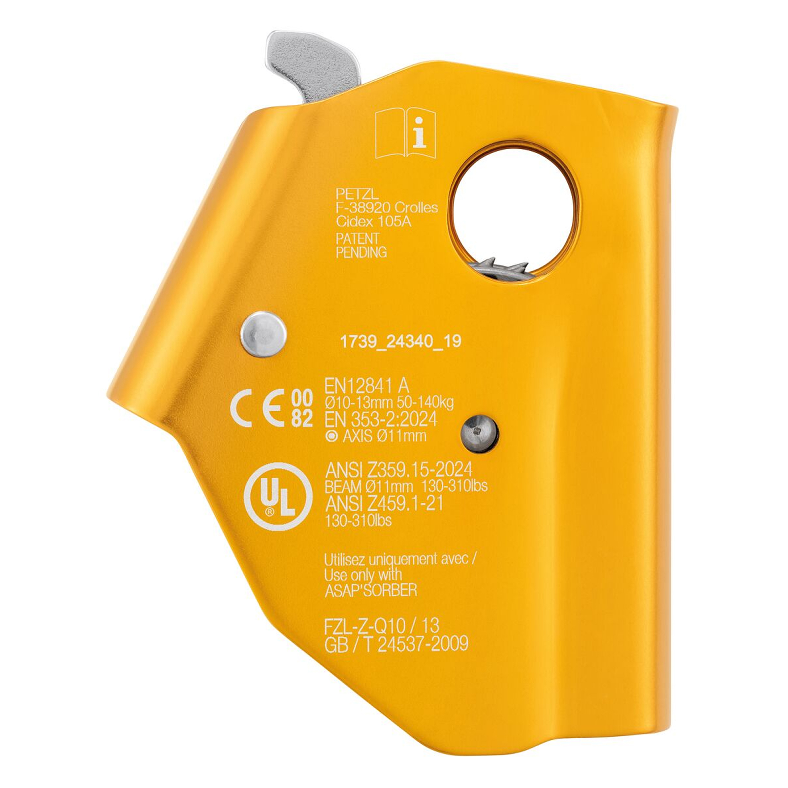 Antichute mobile ASAP PETZL - B070AB00