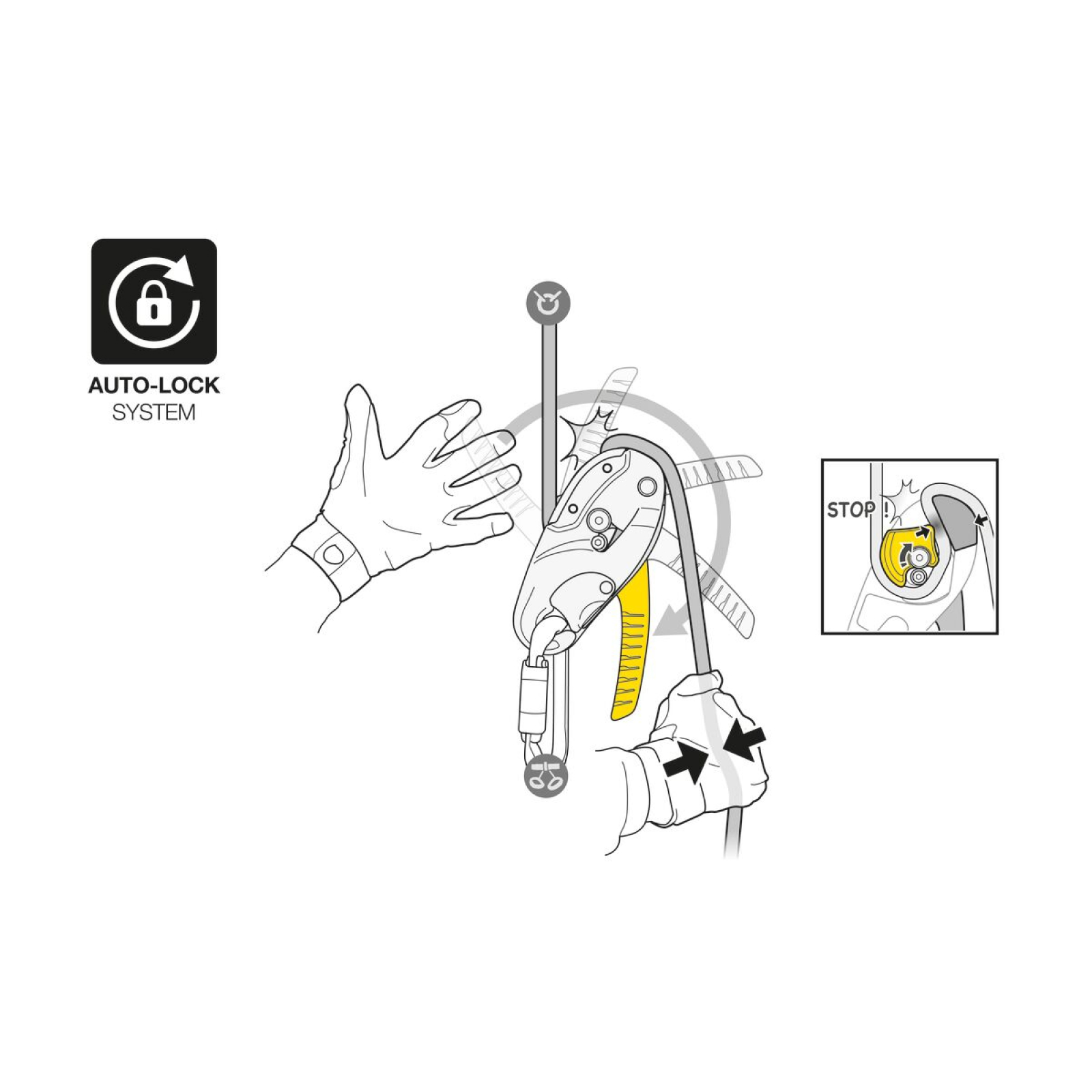 Descendeur I'D L PETZL - D020BA00