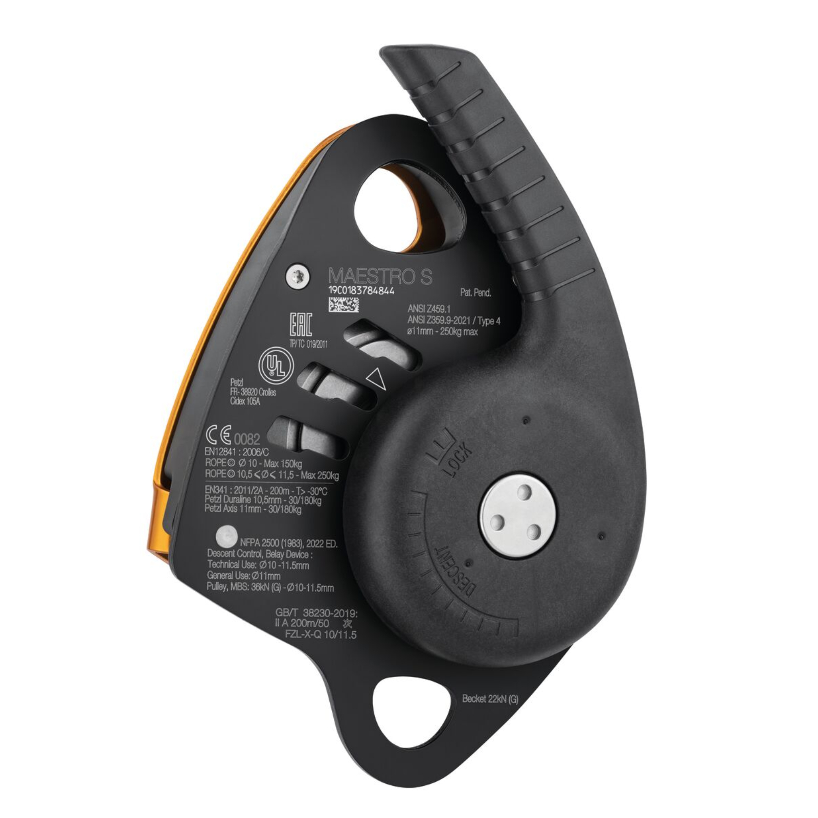 Descendeur MAESTRO S PETZL - D024AB00
