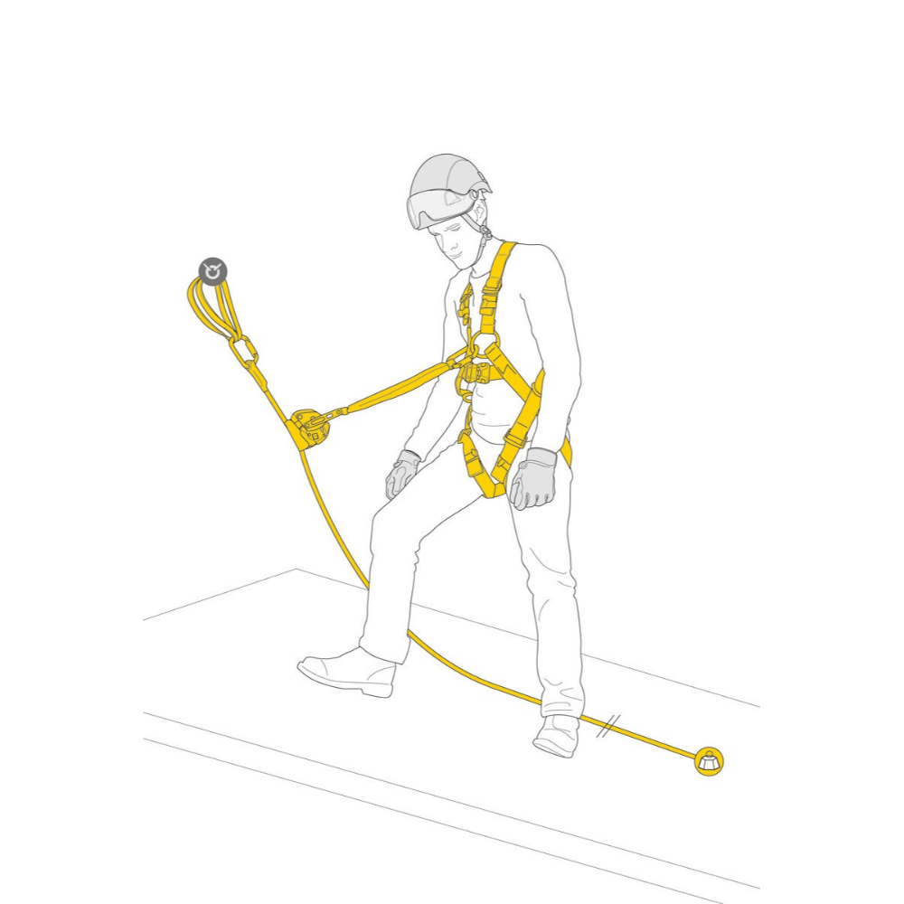 Kit Asap Lock Fall Arrest corde 10m taille 1 PETZL - K094AA00