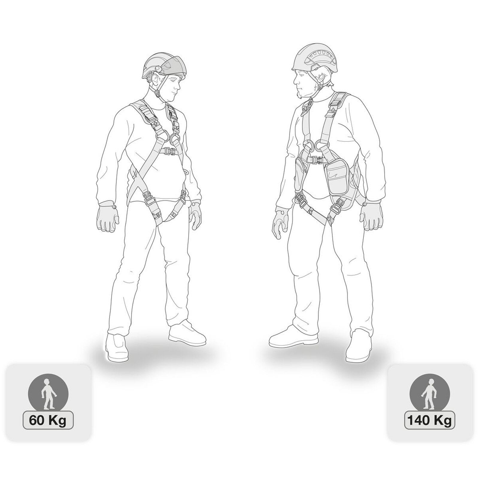 Longe ABSORBICA-Y MGO INT 80CM PETZL - L012BB00