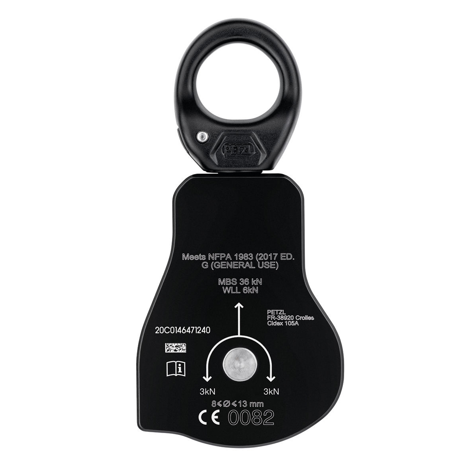 Poulie SPIN L1D PETZL - P001AA00