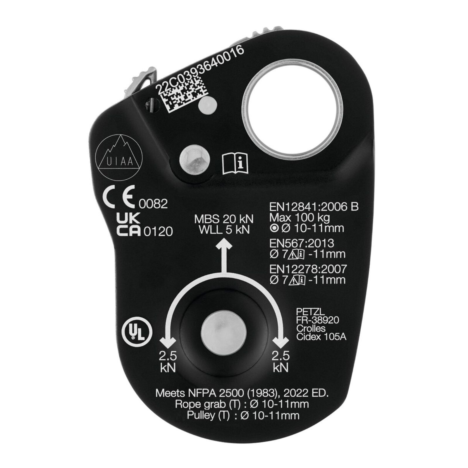 Poulie-bloqueur MINI TRAXION PETZL - P054AA00