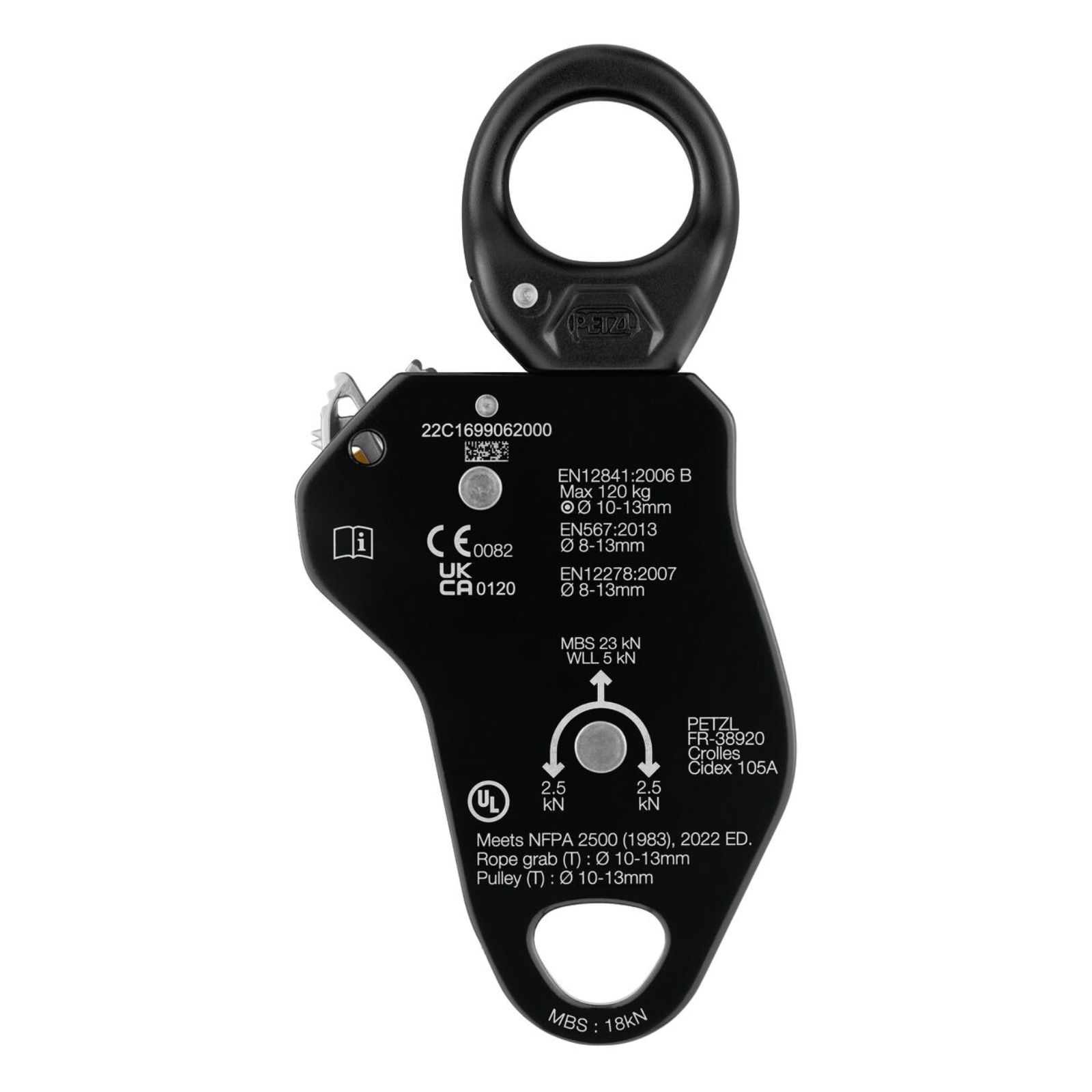 Poulie-bloqueur PRO TRAXION PETZL - P055AA00