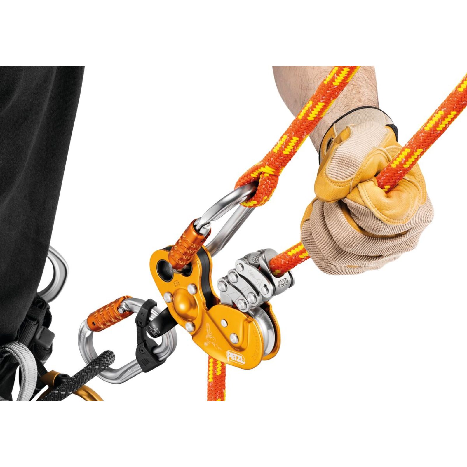Corde CONTROL 12.5MM 1S orange 60M PETZL - R080EA05