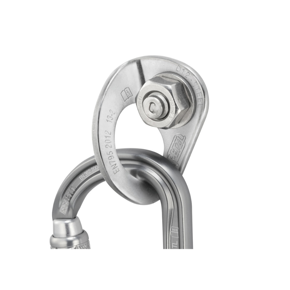 20 Plaquettes COEUR STAINLESS 12 mm PETZL - P36AS 12