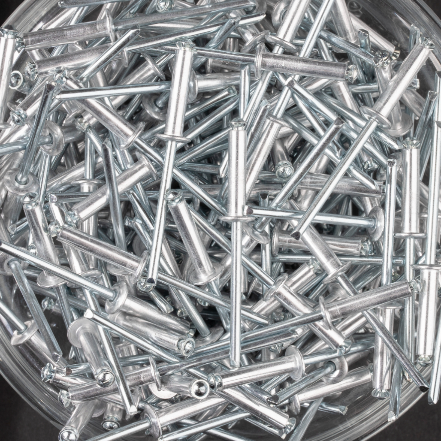 250 rivets éclatés à aluminium/acier à tête plate à Ø4x18mm - SCELL-IT - PAD4018