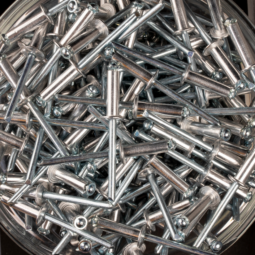 250 rivets éclatés à aluminium/acier à tête plate à Ø4,8x16mm - SCELL-IT - PAD4816