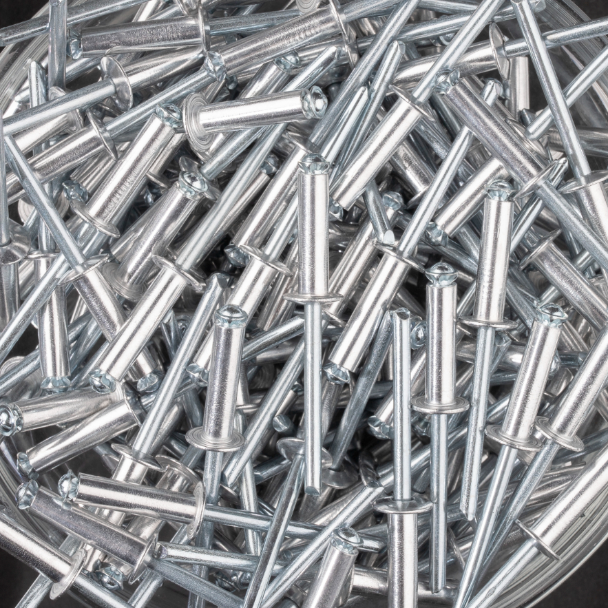 250 rivets éclatés à aluminium/acier à tête plate à Ø4,8x18mm - SCELL-IT - PAD4818