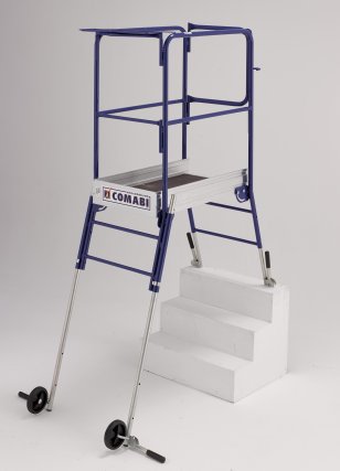 Plate-forme de peintre tout-terrain HELIS TUBESCA COMABI Hauteur de travail 2,68 m - 03121003