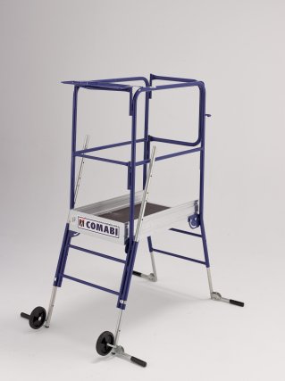 Plate-forme de peintre tout-terrain HELIS TUBESCA COMABI Hauteur de travail 2,68 m - 03121003