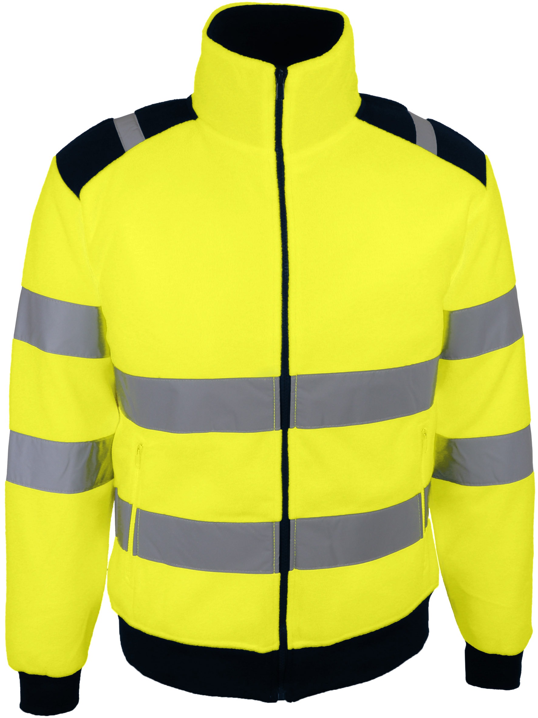Veste Polaire haute-visibilité jaune - SINGER - POLGA