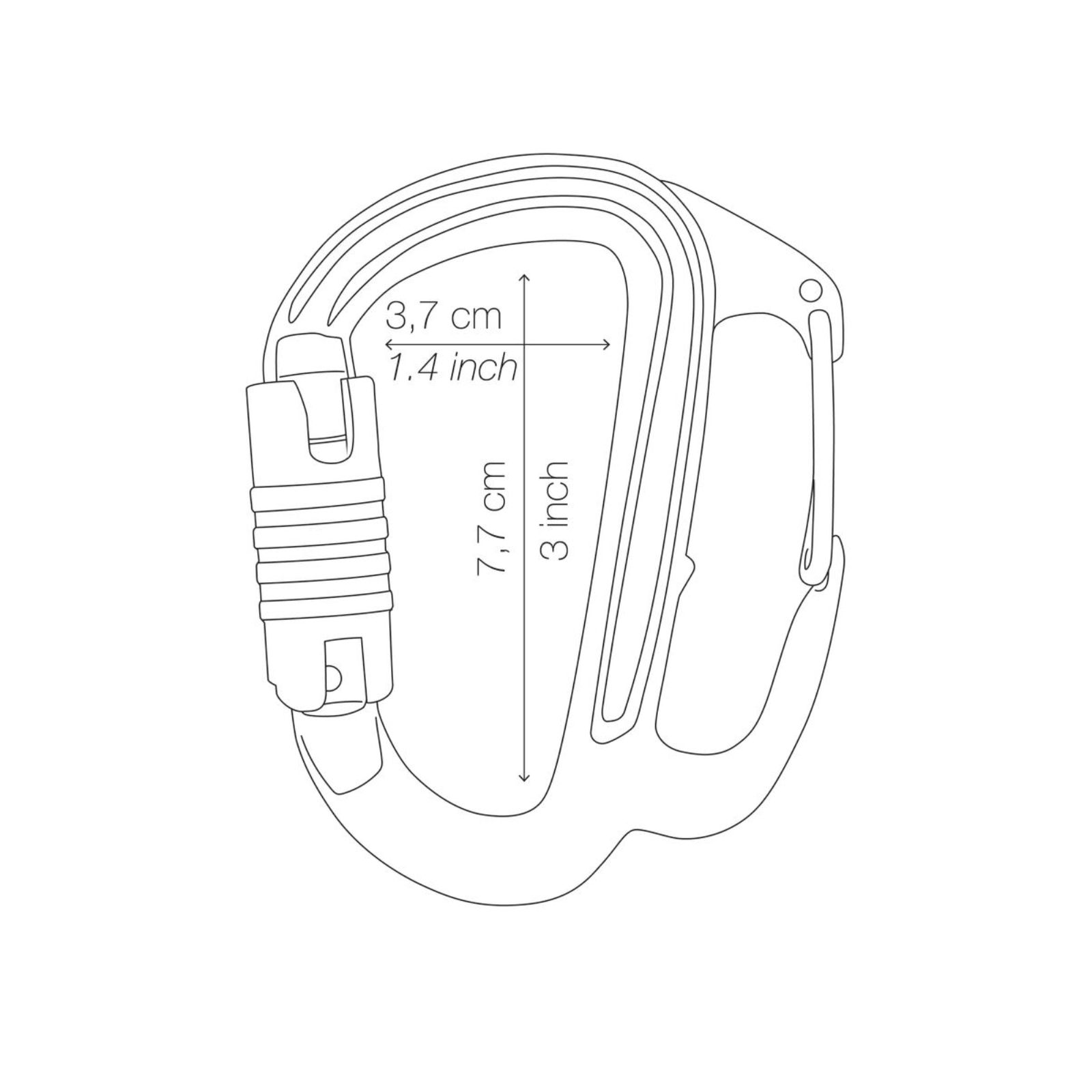 Mousqueton FREINO Z TRIACT-LOCK PETZL - M042BA00