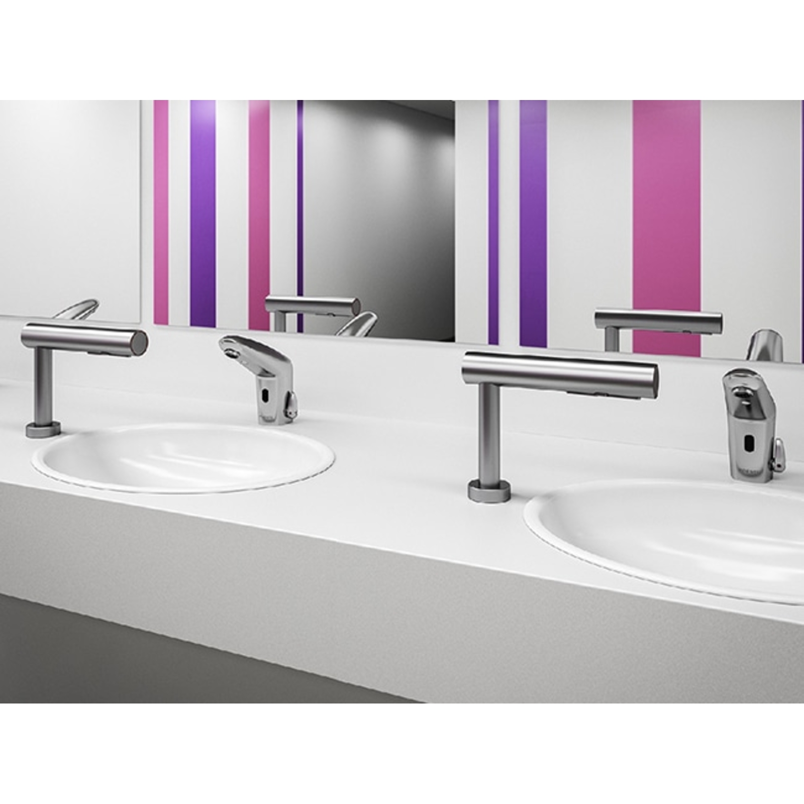 Sèche-mains automatique inox 1000W sans contact PRESTO - 60361