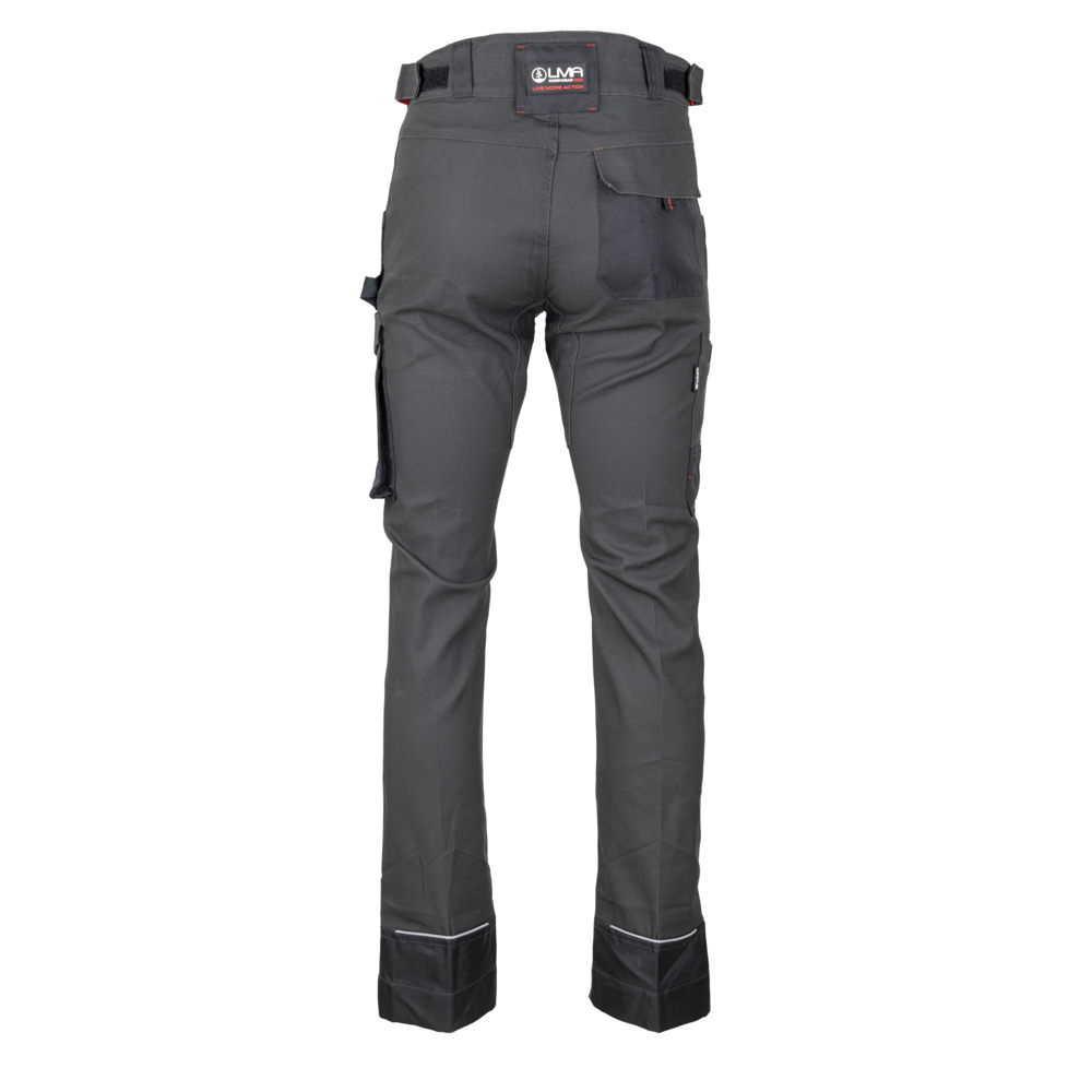 Pantalon multipoches stretch ASTRONAUTE GRIS NUIT NOIR - LMA LEBEURRE - 1868