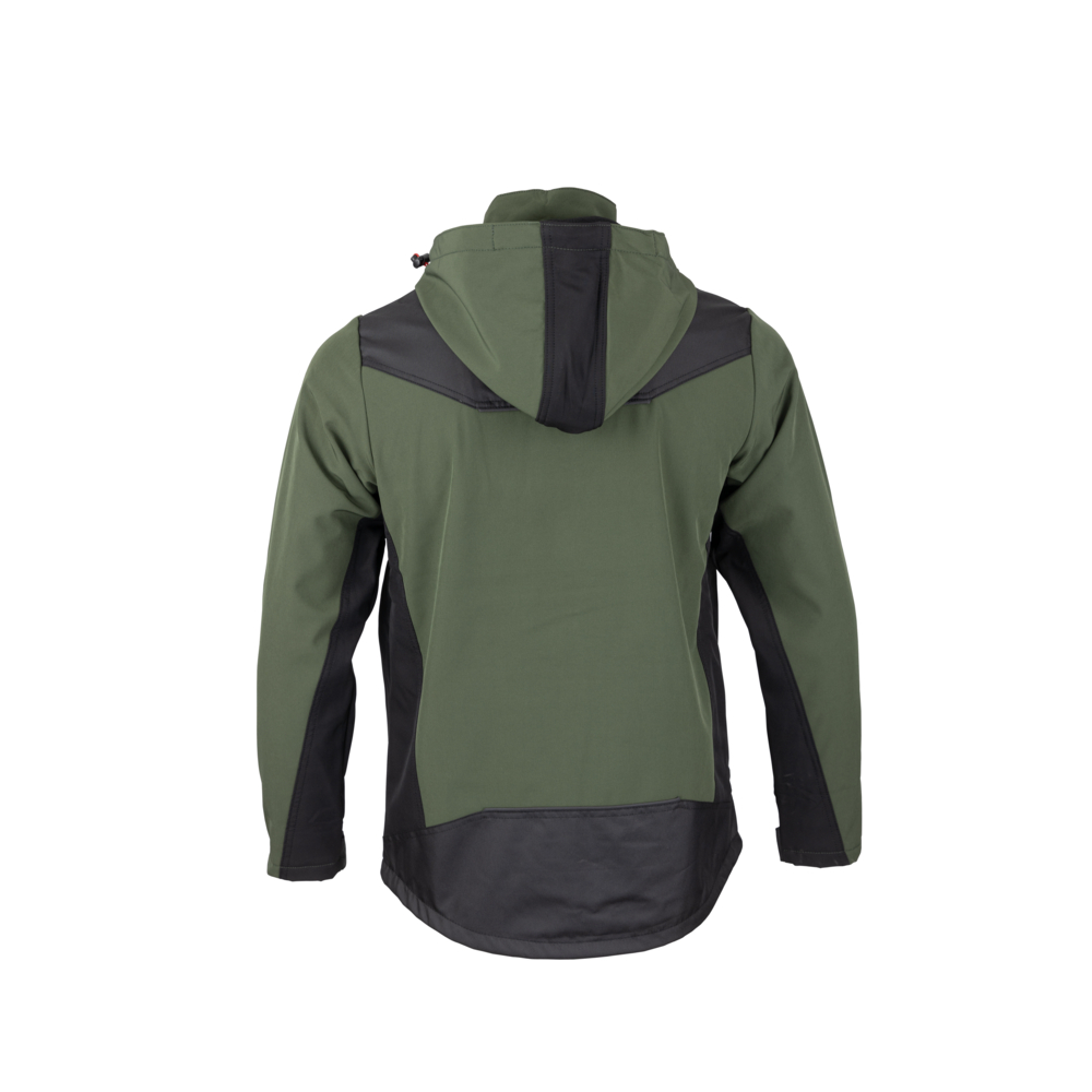 Blouson softshell bicolore RIVER KAKI NOIR - LMA LEBEURRE - 2348