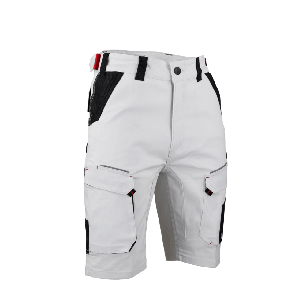 Bermudas multipoches stretch LAVIS BLANC GRIS NUIT - LMA LEBEURRE - 6173