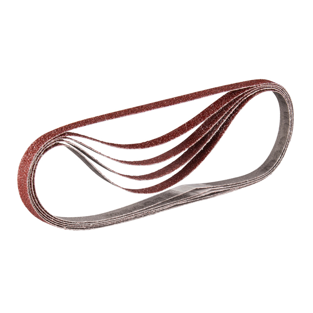 5 BANDES ABRASIVES 9X533 MM GRAIN 40 POUR BOIS MÉTAL- MAKITA - P-43256