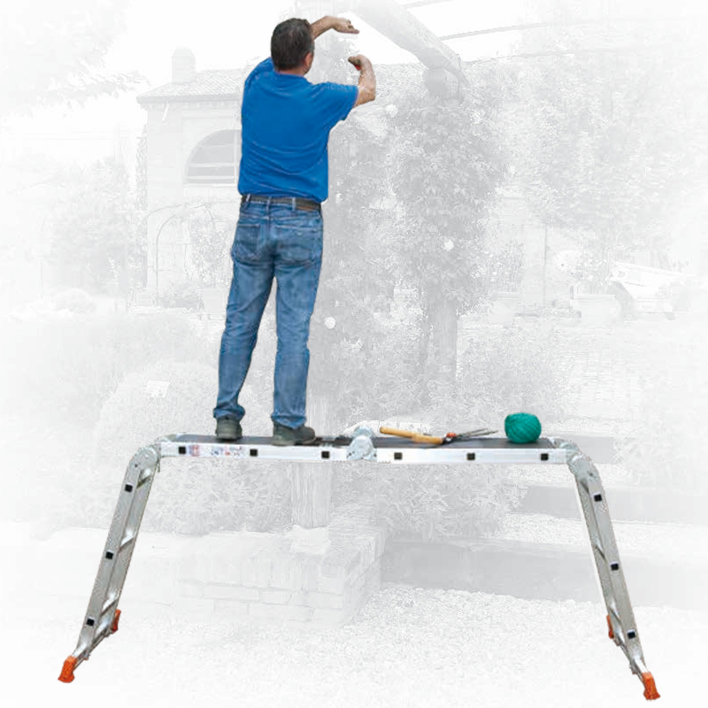 PLATEAU PLIABLE BOIS POUR ÉCHELLE MULTIFONCTION HOBBY SEI FACAL - H6/P