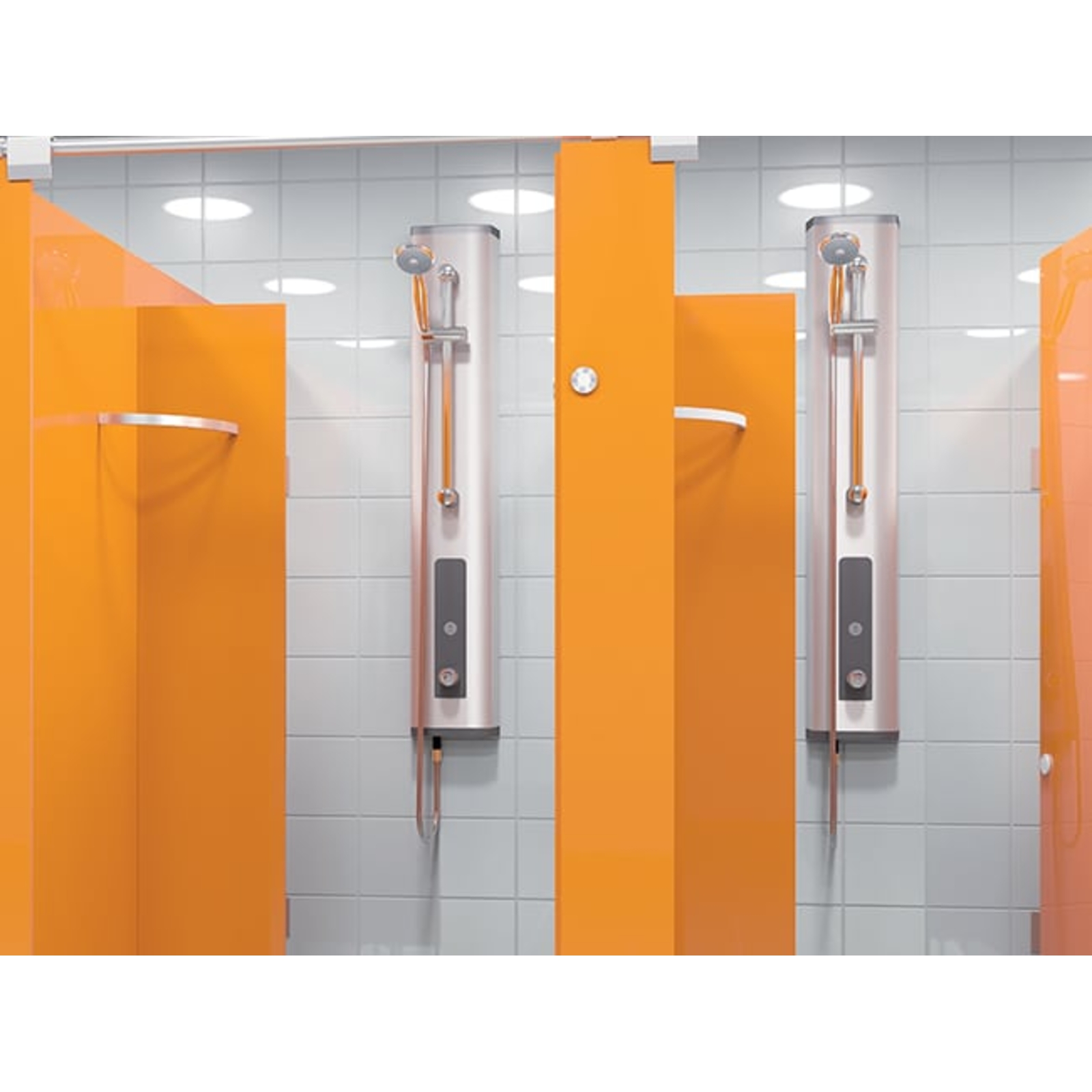 Mitigeur douche temporisé mécanique 30s 6l/min avec douchette PRESTO - 88810