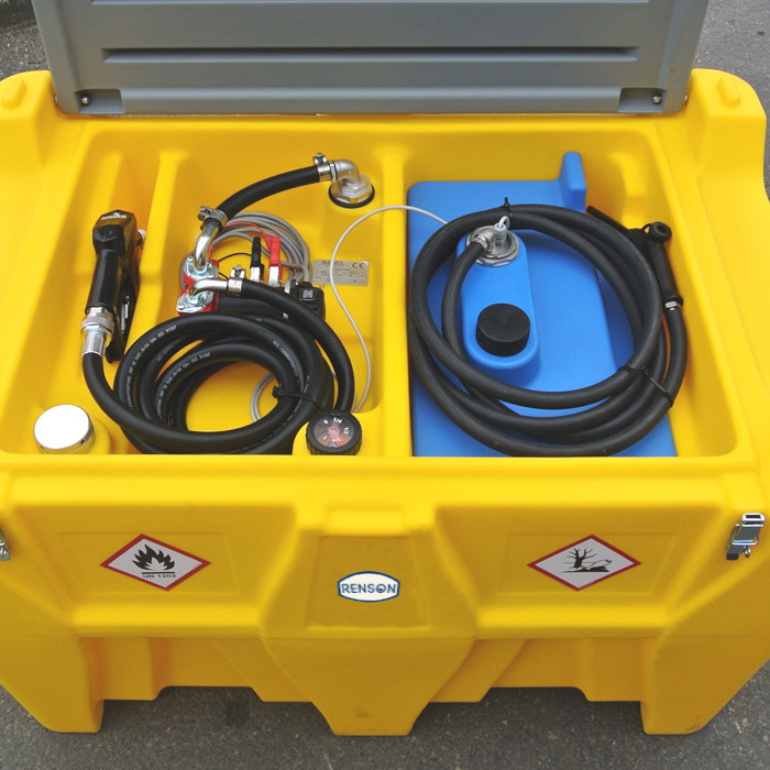 CUVE RAVITAILLEMENT MIXTE 400 FUEL 50 ADBLUE POMPE 12V - RENSON - 971835
