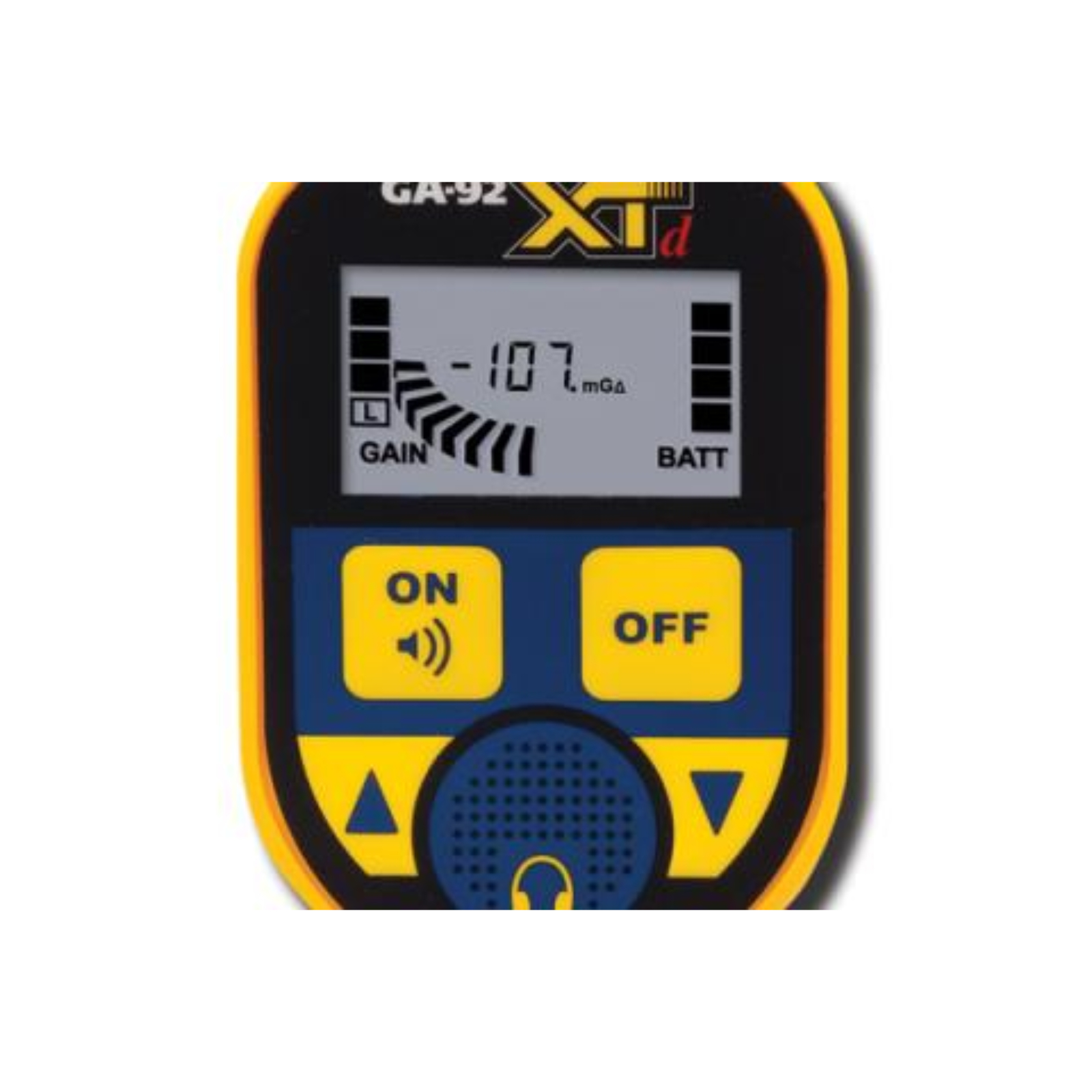 Détecteur GA-92XTd ferromagnétique de métaux rétractable avec écran + Holster et boîtier plastique RADIODETECTION - GA-92XTD