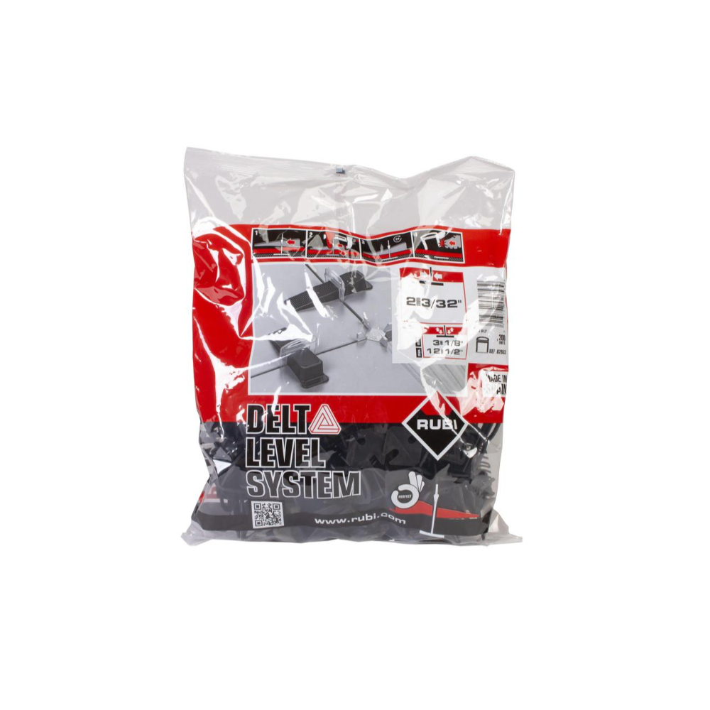 Bride Delta 3-12mm 2mm 200 unités RUBI - 02853