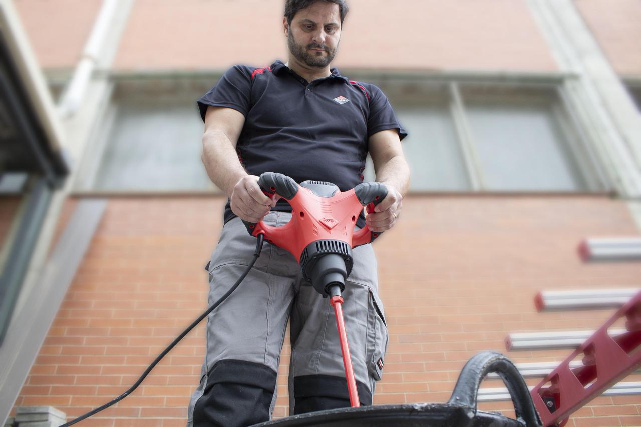 Malaxeur électrique Rubimix-9 supertorque 230v + mandrin RUBI - 26975
