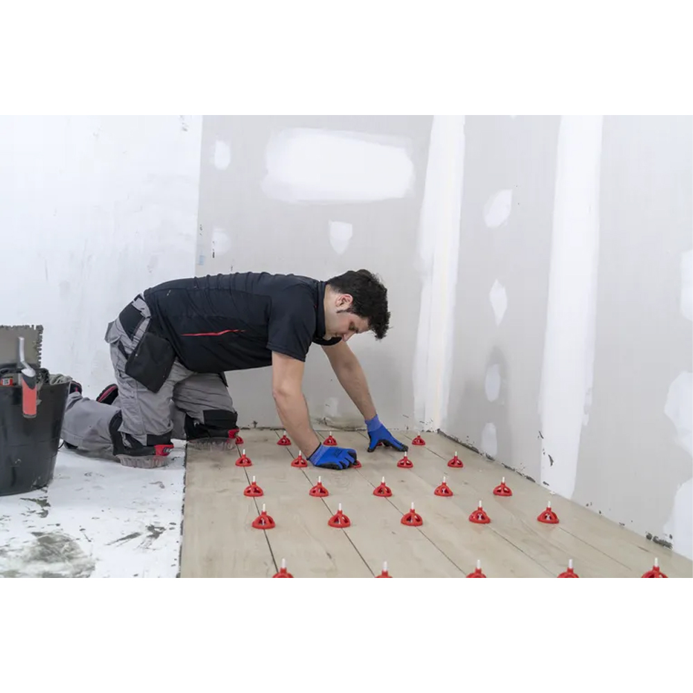 Kit de nivellement Cyclone Level System 5 mm 100 C + 300 B RUBI - 35903