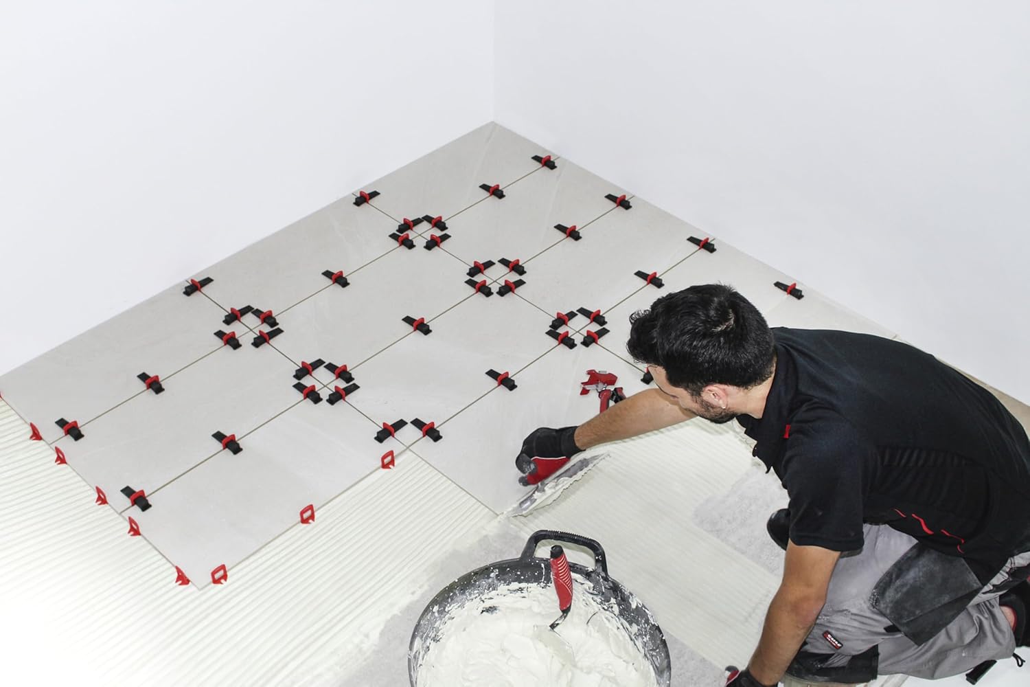 Cales DELTA LEVEL SYSTEM - Lot de 100 - RUBI - 3952